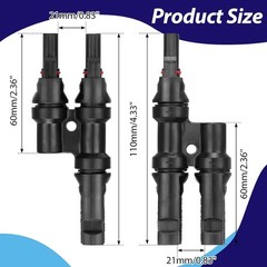 5 PAIR Solar Branch Connectors Y Connector Parallel Connection FMM+MFF