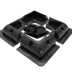 Solar Panel Mounting Bracket Kit ABS Material for Use on Vehicles and Garages