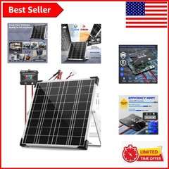 Durable 12V Solar Charger Kit with Waterproof – Safe for All Conditions