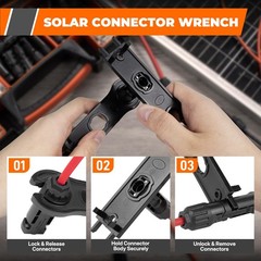 30PCS Solar Crimper Tool Kit – Crimping Tool, Wire Stripper, 25 Pairs Solar C…