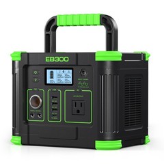 GRECELL Portable Power Station 300W, 230Wh LiFePO4 (LFP) Battery, 1.5hrs Fast Ch
