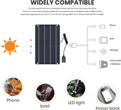 High-Efficiency 6W USB Solar Panel – Portable Power Source for Gadgets