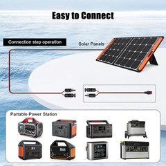 10AWG Solar Panel Cable to Anderson Connector – 2FT Solar Extension Cable with A