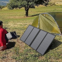 Foldable Solar Panel Charger 60W with 18V DC Output 11 Connectors for 100W~35…
