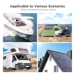 100W Ultra-Thin Flexible Solar Panel 12V 11BB Monocrystalline