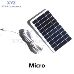 5V 2W Solar Panel Output USB Outdoor Portable Solar System Mobile Phone Charger