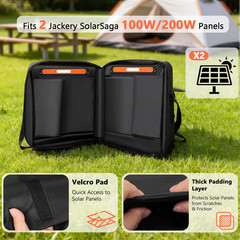 Solar Panel Carrying Case Compatible with Jackery Solarsaga 100W/100X/200W, Padd