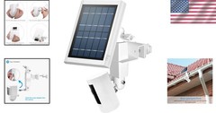 Universal 2-in-1 Weatherproof Camera Mount for Ring Solar Panels & Spotlight Cam