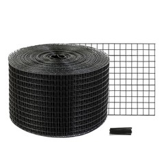 8in x 100ft Solar Bird Guard PVC-Coated Galvanized Wire Mesh, 1/2″ Grid
