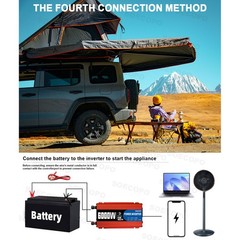 6000W Solar System Kit, Flexible Panel 100A Controller, 12V DC to 110V/220V