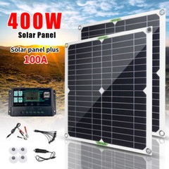 800W Solar Panel Kit 100A 12V Battery Charger w/ Controller Caravan Boat RV Car