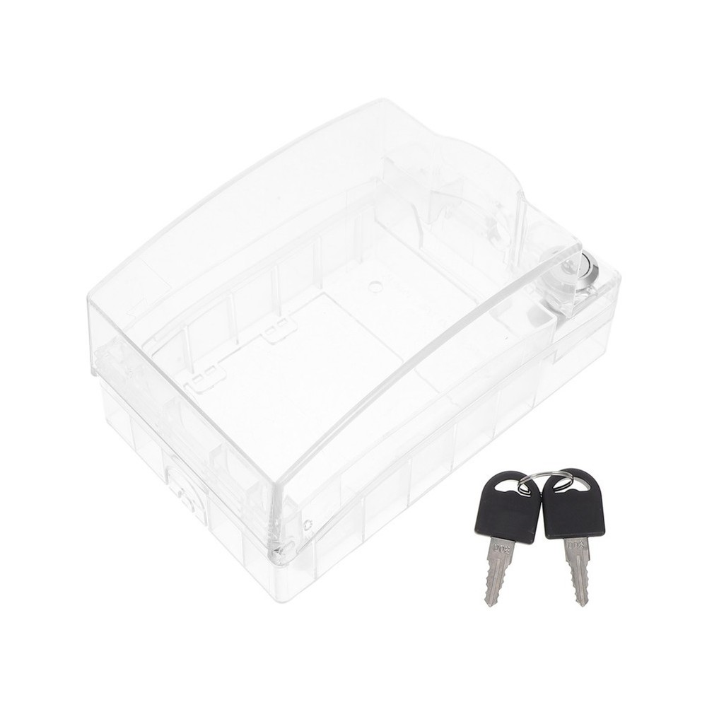 Lockable Outlet Cover – Clear Waterproof Socket Protector for 86 Type Outdoor