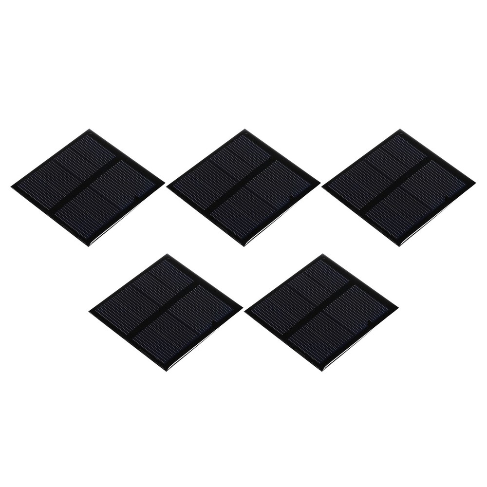 5 Pack Mini Solar Panel Cell 2V 150mA 0.3W 60mm x 60mm for DIY Project