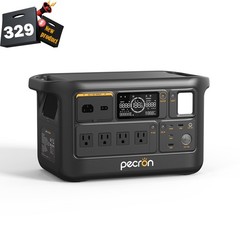 Portable Power Station F1000LFP Pecron 1004Wh 1500W LiFePO4 Battery Expandable