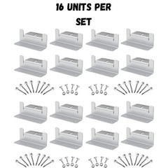 16 Units per Set Solar Panel Mounting Z Brackets, Solar Panel Mounting Brackets