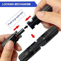 1/5/10/20/50/100 Pairs Male Female Solar Cable Connectors For DIY Solar Panel US