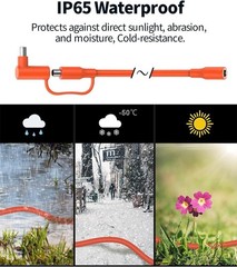 Compatible with GZ Yeti, Jackery 30ft Cable
