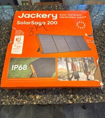 Jackery SolarSaga 200 JS-200E 200W Portable Solar Panel NEW Factory Sealed