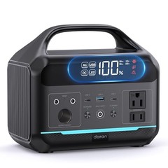 DARAN Portable Power Station 300W 192Wh LiFePO4 Battery