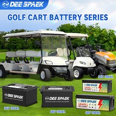 48V 105Ah Battery LiFePO4 Lithium Golf Cart 200A BMS Bluetooth Monit+20A Charger