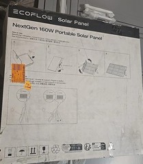160 Watt Portable Solar Panel for Power Stations, 25% High Conversion Efficie…