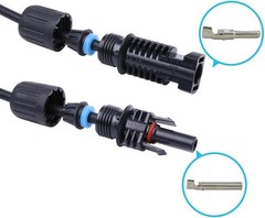 Renogy 20FT 10AWG Solar Panel Pair Extension Cables Male and Female Connectors 1