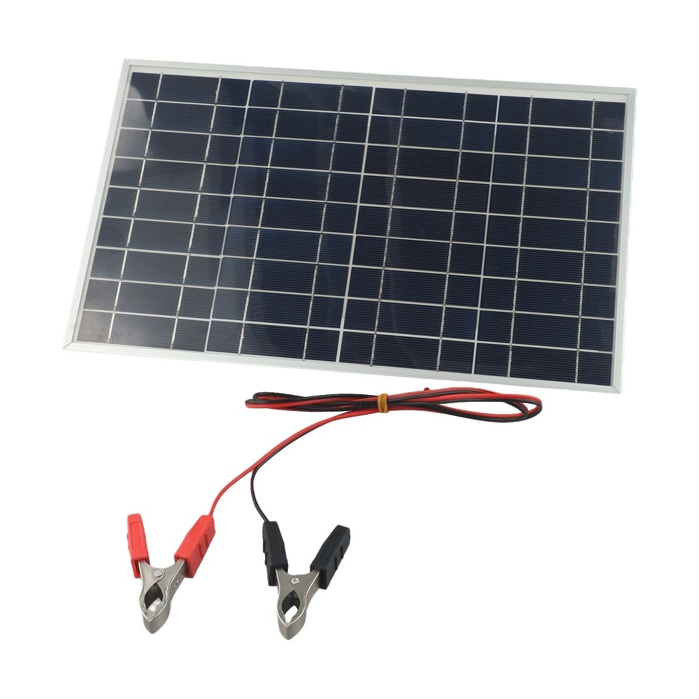 Portable Solar Panel Kit With Clips 15W 12V Waterproof Design Hot Sale