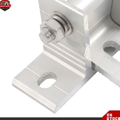 4 Sets Solar Panel Mount Brackets RV Tilt Mount Brackets Kit Adjustable Frame