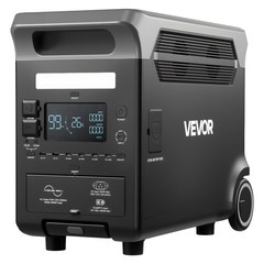 Solar Generator 3600W, 3840Wh LiFePO4 Battery, Supports 2000W Solar Input