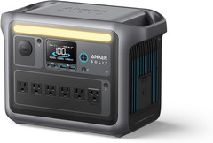 Anker SOLIX C1000 Portable Power Station, 1800W (Peak 2400W) Solar Generator, Fu