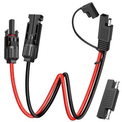 Solar Extension Cable 10AWG SAE to PV Connectors Photovoltaic Wire Cord 20FT …
