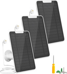 Premium Solar Panel for Google Nest Camera, 5W Camera Solar Panel Power for Goog