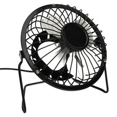 Solar Panel Powered Fan 5W USB 360 Degree Adjustable Solar Panel Greenhouse Fan