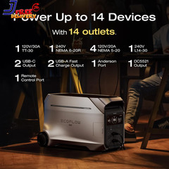 DELTA Pro 3 Portable Power Station 4096Wh LFP Battery Expandable to 48Kwh for Ho