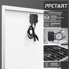 100W Solar Panel 12V PV Module Monocrystalline Battery Charger For Home RV Roof
