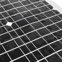7000W Peak Solar System Kit Flexible Panel DC12V24V AC110V/220V Inverter 100A