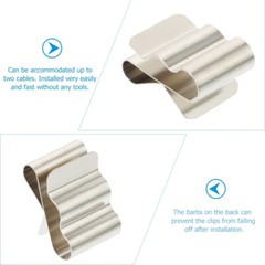 50pcs deicing cable Solar Panel Cable Clip Wiring Frame Clip Wire Clamp