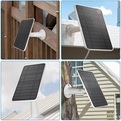 4W Solar Panel USB Power for Outdoor CCTV Security Camera Ring Battery Charger