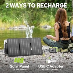 Portable Power Station 120W Portable Generator 97.6Wh, 110V Portable Power Pack