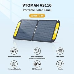 VTOMAN 110W Folding Solar Charger IP67