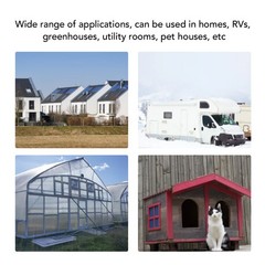 0.8W 4V Solar Panel Fan Kit Efficient Cooling For Greenhouses Easy To Use