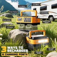 350W Power Station Compatible with Dewalt: Portabl=**$