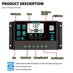 7000W Solar Kit | 200W Panel + 100A Controller | 12V to 110V/220V AC Inverter