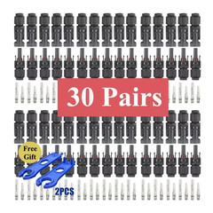 Solar PV Wire Connector 5/10/20/30/50/100 Pairs Solar Panel Connector 1000Vdc 30