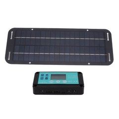 20W Solar Charger Maintainer Premium Panel For Vehicle Systems Easy To Use