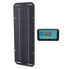 20W Solar Charger Maintainer Premium Panel For Vehicle Systems Easy To Use