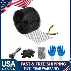 6in x 50/100/120 ft Solar Panel Bird Guard Critter Mesh Roll Kit 100pcs Fastener