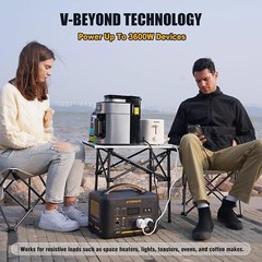 Portable VTOMAN 1800W Power Station LiFePO4 Battery Solar Generator for Camping