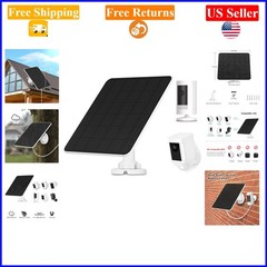 5W Solar Panel Charger for Ring & Wyze Battery Cameras, Waterproof, 9.8ft
