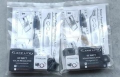 Solar Panel Mounting Arm Accessories Including 60W Solar Regulator. 2 Packs